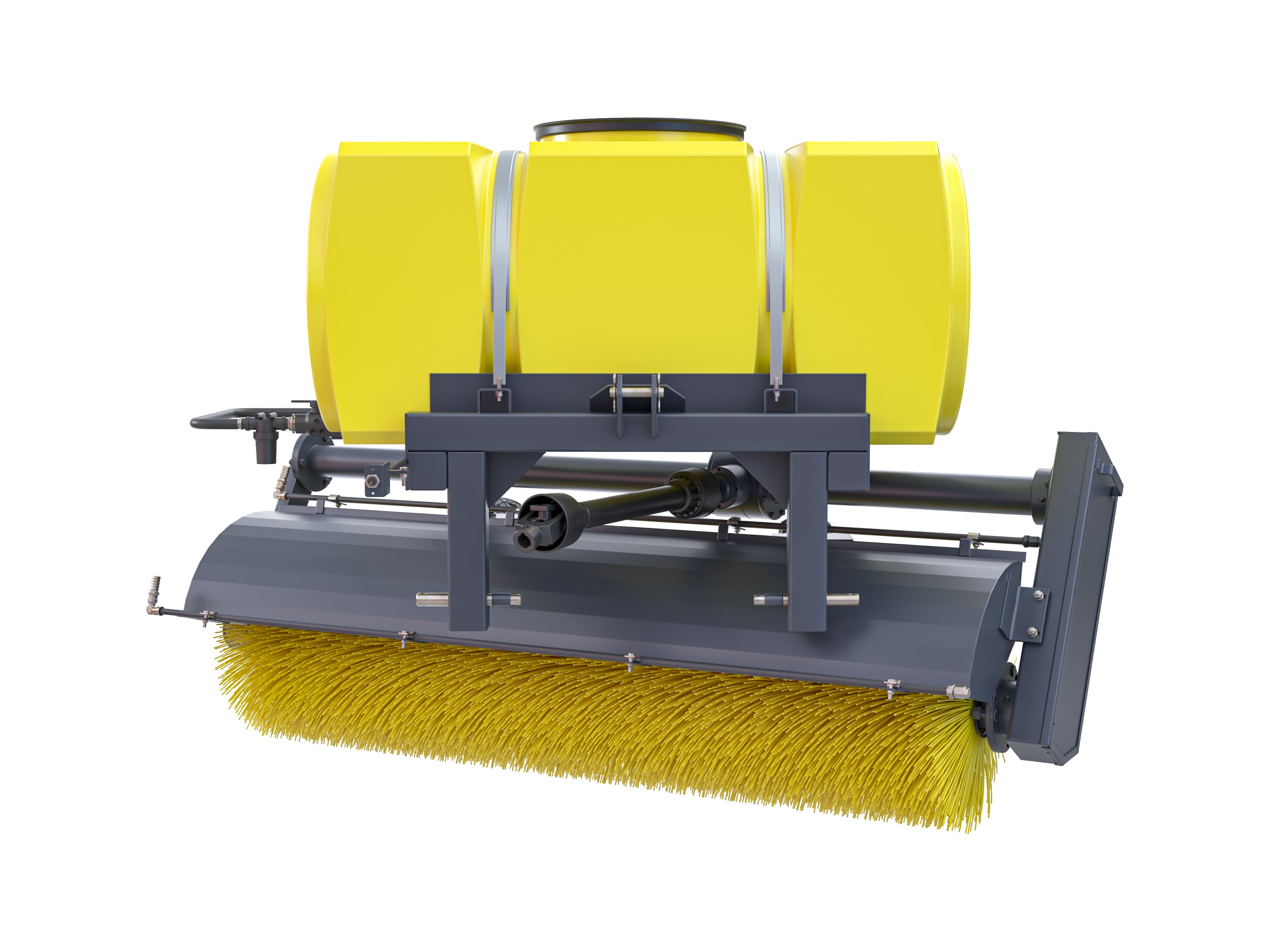 МК-7 Машина коммунальная щетка с поливом МКП  - фото 1