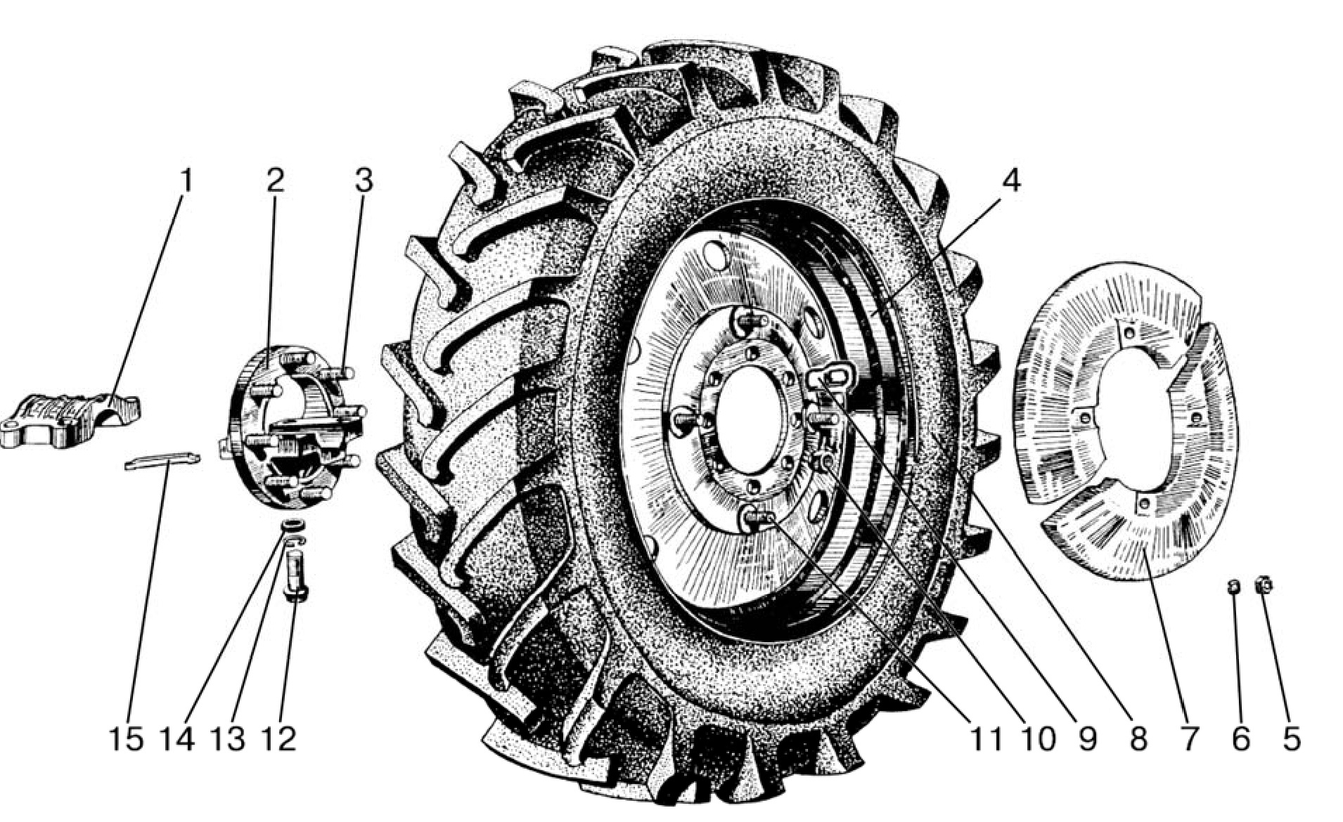 Колесо 16.9R38 (в сборе с шиной) 50-3104010-А1