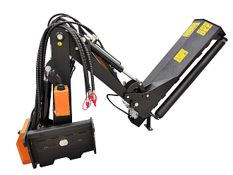 манипуляторный-мульчер для погрузчика dkm 120 - фото 6